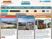 Tablet Screenshot of apachefamilycampground.com